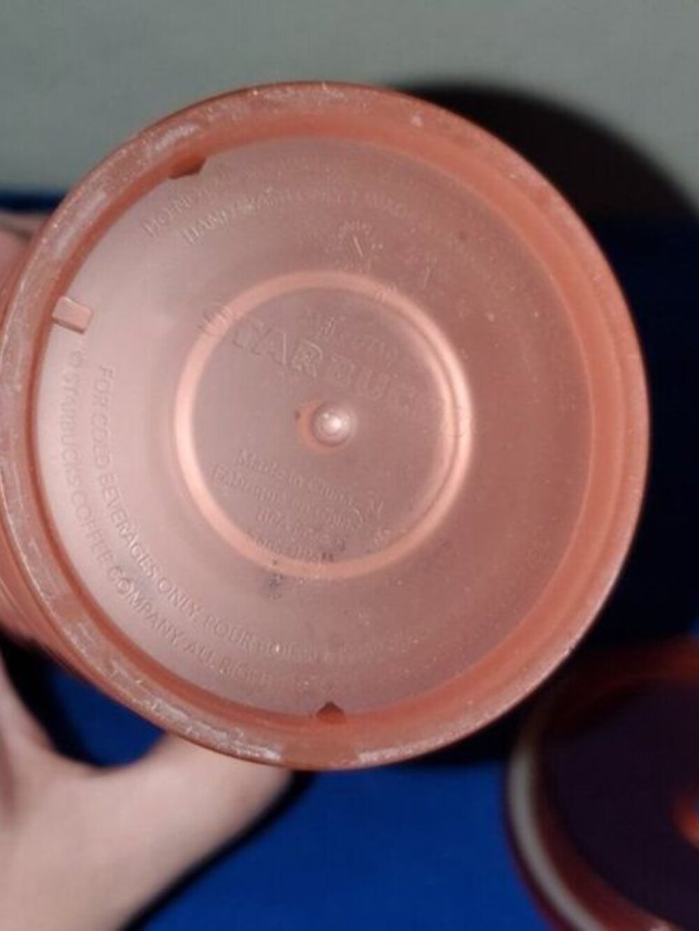 Starbucks Summer 2020 Orange Coral Swirl Cold Cup Tumbler - Picture 7 of 7
